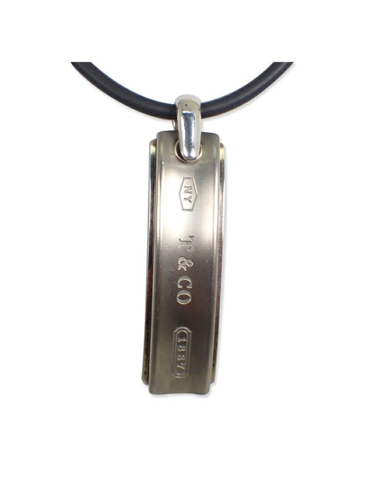 Tiffany & Co 925 Bar Ti Pendant